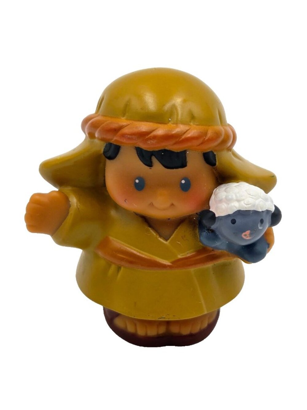 Fisher Price Little People Christmas Nativity Shepherd Sheep Lamb Figure Toy Rea